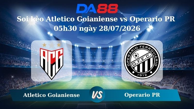DA88 Nhận định soi kèo Atletico Goianiense vs Operario PR 05h30 ngày 28/07/2026 – Hạng 2 Brazil